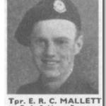 Trooper Ernest Raymond Cecil Mallett, No.3 Commando kia 14/7/43 Sicily
