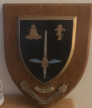 3 Commando Brigade Air Squadron RM plaque