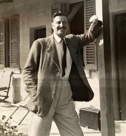 Lt. Arnold Basil Lindsay Edmonds RM, Transit Camp in Malta 1949