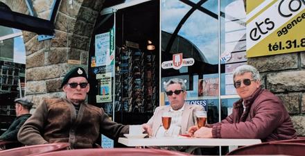 James Thomas Oliver (45RM Cdo) on the left, Normandy, 1987