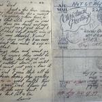 Letter from Mne. L.E.Page, 44RM Cdo. to his father who was serving in the Royal Artillery