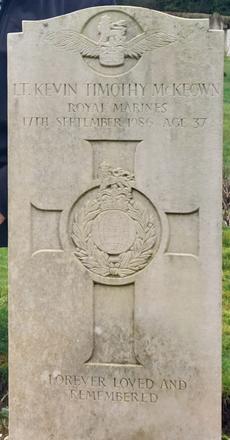 Lieutenant Kevin Timothy McKeown RM, 3 Commando Brigade RM, Tidworth Military Cemetery