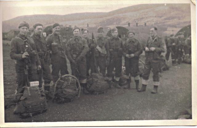 Group from No.12 Commando at Voxter Camp, Shetlands (2)