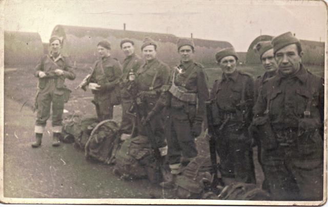Group from No.12 Commando at Voxter Camp, Shetlands