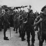Some of No.2 Commando landing on Corfu 1944