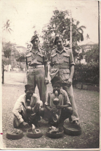 Hugh 'Blake' MacKenzie (left) and Tag Barnes 15th July 1944