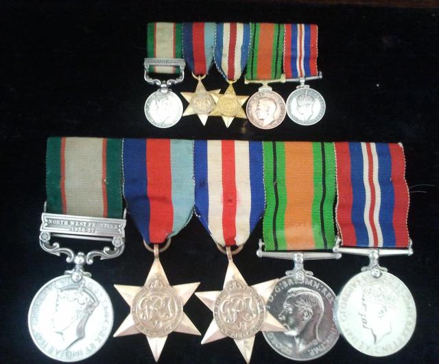 Bill Wright's Campaign Medals and minatures