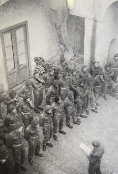 Polish troop, 10(IA) Cdo, are briefed before battle