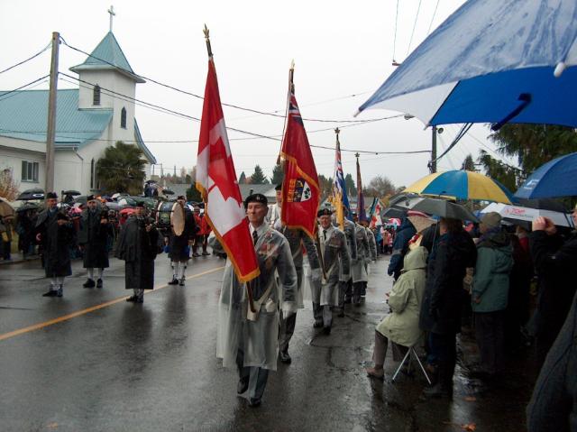 Gordon Hughes carrying Canadian Colours_Vancouver Island BC_Nov 2012
