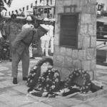 Memorial Service and unveiling of the plaque at  Limbang 3/8/1943