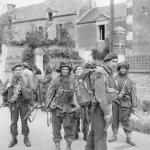 Commandos of 1st Special Service Brigade meet 6th Airborne Forces, 6 June 1944