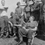 Sgt Noakes MM 45RM Cdo., and his sub section of 'B' Tp. Malente 1945 (1)