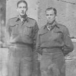 Albert Kenneth Smart, No.9 Commando (on the right) and unknown
