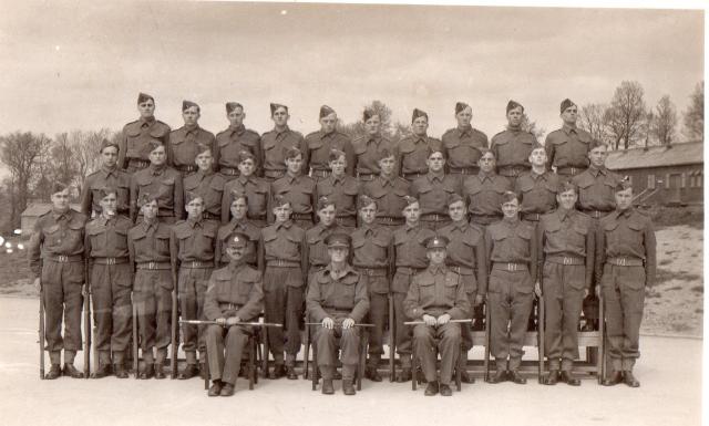 Wiiliam Elias Brooks and others in training