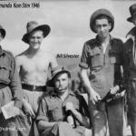 Pte McKeogh, Cpl Young, Pte's Bill Sylvester, Paddy Byrne, Leo Hatch