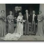 Lt. David Haig-Thomas with his wife Nancy on their wedding day