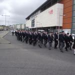 Service for Cpl Hunter VC, 21/4/2013 Ocean Terminal, Edinburgh (5)