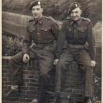 Pte. Kenneth Darlington MM No.4 commando (left) and unknown