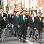 Procession march for the Commandos who took at Dieppe 19th August 1992