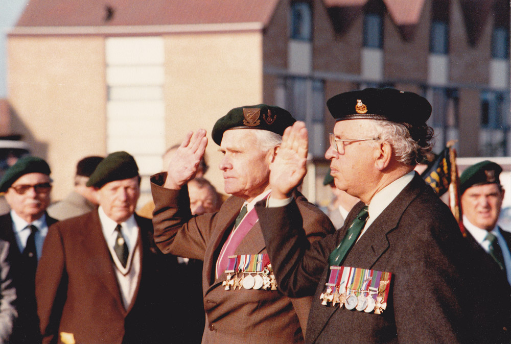 Lt. Col. R. Dawson DSO and Major W. Boucher-Myers DSO