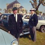 Terrence Kealy and another at Ouistreham c.1960s