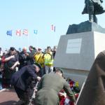 Unveiling of the statue to Piper Bill Millin. Colleville-Montgomery, 8th June 2013 (7)