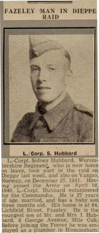 TSM Sydney Hubbard DCM, No.3 Commando