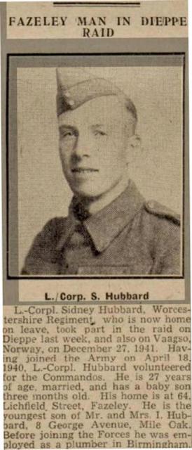 TSM Sydney Hubbard DCM, No.3 Commando