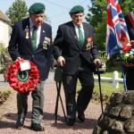Wreath laying at the No.4 Cdo. Cairn Le Hauger 4th June 2013 (2)