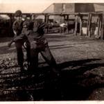 Sgt. John Skerry, No.4 Commando, and another