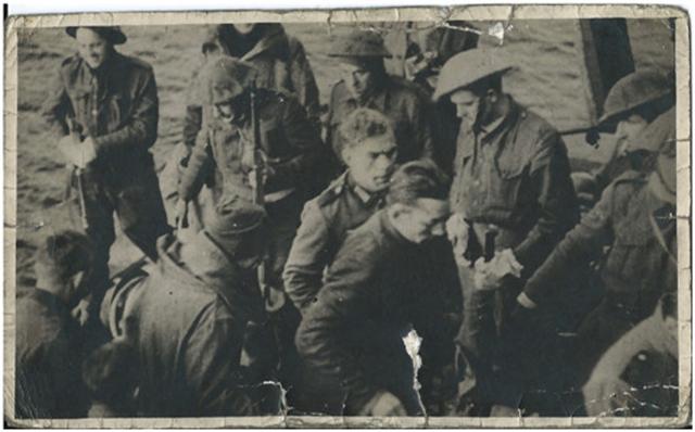 Tpr Richard Pickover and others after Vaagso raid