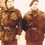 No.4 Commandos Pte's Arthur W. Bickerstaff and Roy Edmund Tarbox (on the right)