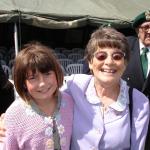 Ruby-Mae Lusher (10) with Mrs Pam Scott.