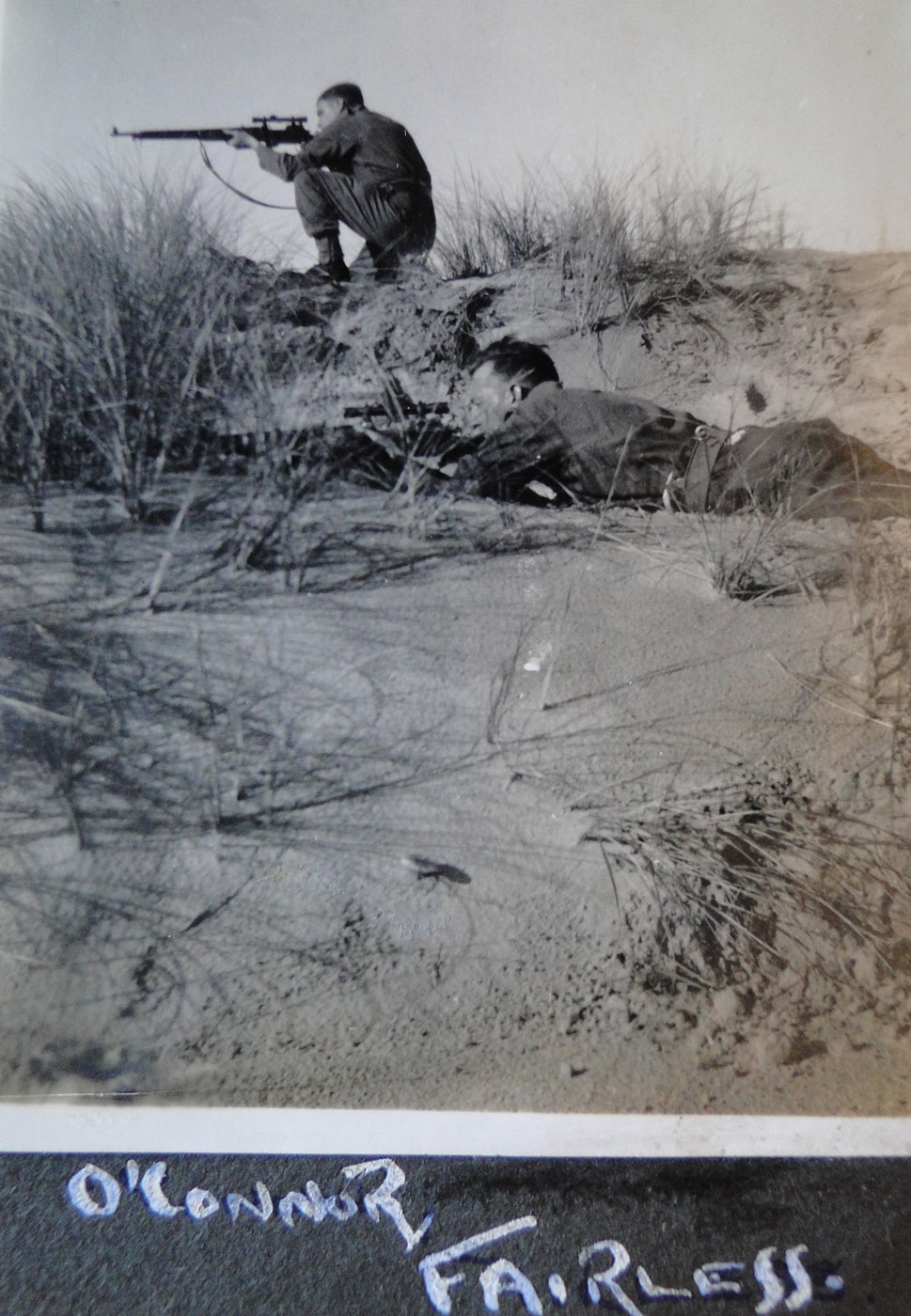 O'Connor and Fairless, No.4 Commando - Aberdovey snipers course.