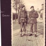 Sgt Osborn and CSM William Arnold Jones, January 1945
