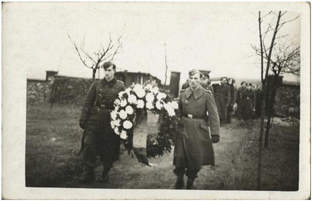 Funeral cortege (b) at or near Stalag V111b