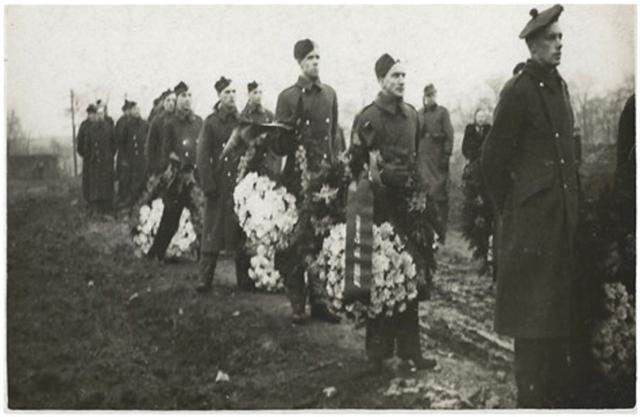 Funeral cortege (c) at or near Stalag V111b