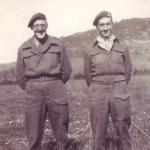 Lt. Murdoch McDougall and Capt. Len Coulson, Braemar, 1943