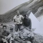 Sgts. Hill, Sutherland, Halliday and Eric Cross, Braemar, 1943