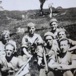 No.4 Commandos - Cross, Burrell, Presho, Tombs, Grocock, Palmer, Powell