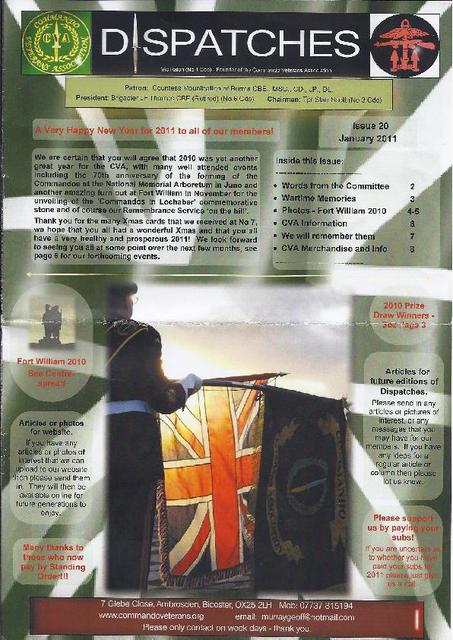 Dispatches Issue 20 - Jan..2011