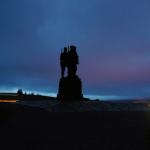 Monument at night