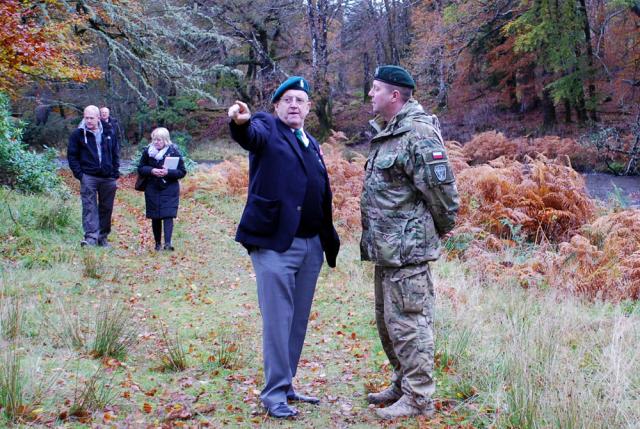 Fred Davies pointing the way