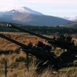 Guns of 29 Commando at the Memorial