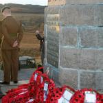 Wreaths laid at the Monument