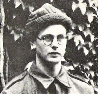Private Eric Curtis, No.2 Commando executed 23 Oct'42, Musketoon
