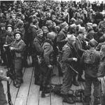 Combined Ops troops disembarking after Dieppe