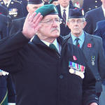 Placing the CVA Wreath at Fort William