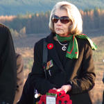 A wreath for Henry Eric Harden, VC, The Commando Memorial.