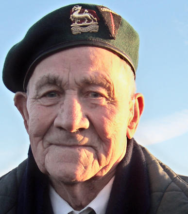 Charlie Spuffard at The Commando Memorial